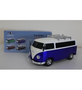 EVERTON RT-1945 Mavi Arabalı  Bluetooth Fm-Usb-Tf-Aux Şarjlı Nostaljik Radyo (Lacivert-Beyaz)