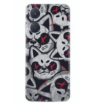Vivo Y18 Kılıf Silikon Desen Özel Seri Kızgın Kediler 1781
