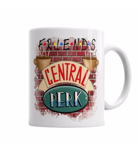 Friends   central perk phoebe joey Kupa Bardak Porselen