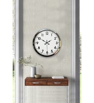 Krom Elegance 40 Cm Metal Standart Duvar Saati
