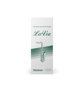 D'Addario RKC05MD La Voz Tenor Saksafon Kamışı Medium Sertlik (Profesyonel/Caz) - 5'li Paket  Dengeli ve Esnek Ton Yapısı