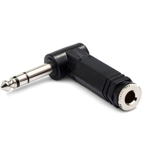 1/4 inç TRS (F) - 1/4 inç TRS (M) Sağ Açılı Çevirici (GPP-273)
