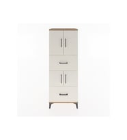 Hyperion Dolap 3 Raflı 2 Çekmeceli 4 Kapaklı 60x44x163 Çam-Aytaşı