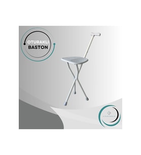 Katlanabilir Oturaklı Baston, Yüksek Kalite ve Dayanıklı Tasarım