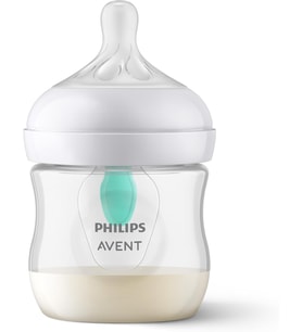 Avent Natural Response Baby Bottle, 125 ml / 4 oz, 0-3m, Slow Flow, BPA Free, SCY670/01