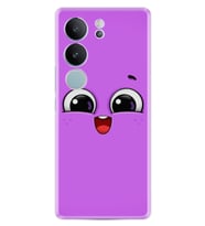 Vivo V29 Kılıf Silikon Desen Özel Seri Purple Sweety 1717