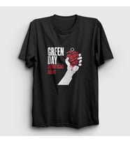 Presmono Unisex Siyah American Idiot Green Day T-Shirt 55165tt