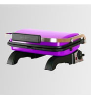 Tuğra Elektrikli Mor Döküm Mini Tost Makinesi Yanmaz Yapışmaz 8 Dilim