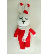 Amigurumi Oyuncak Uyku Tavşanı-Sağlıklı Oyuncak-El Örgüsü