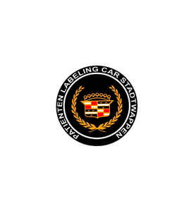 Etiketçilere Özel Sticker Cadillac Patıenten Labelıng Car Sticker