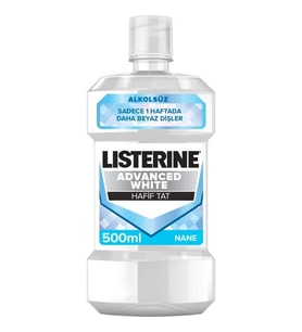 Lısterıne Advance Whıte Ağız Bakım Suyu Alkolsüz 500 Ml