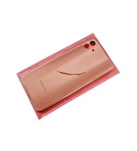 Tkgz Samsung Galaxy A04 KASA Arka Pil Batarya Kapağı GOLD