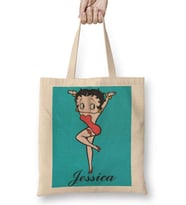 Betty Boop 1 Bez Çanta Uzun Saplı