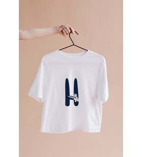 Baş Harf Tasarımlı Tişört Kişiye Özel ( Unisex - Büyük - Çocuk )