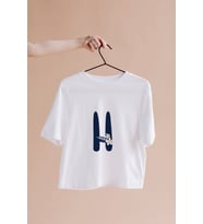 Baş Harf Tasarımlı Tişört Kişiye Özel ( Unisex - Büyük - Çocuk )