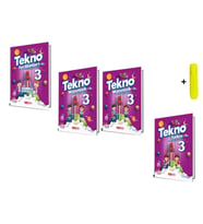 Kırmızı Beyaz Yayınları 3. Sınıf Tekno Matematik Fen Türkçe Seti