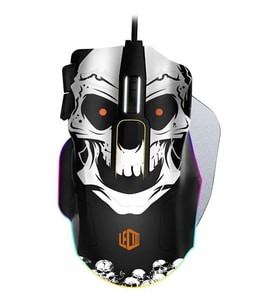 Lenovo Lecoo MG1102 8200 DPI 10 Makro Tuşlu Kablolu RGB Ledli Gaming Mouse + Mousepad