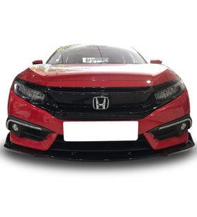 Honda Civic FC5 Ön Tampon Altı Plastik Lip Siyah Piano Black