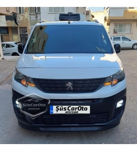 Peugeot Rifter 2018 Sonrası Uyumlu Üniversal Astra H Lip Esnek Ön Lip 2 Parça Tampon Karlık Ön Ek