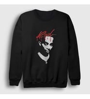 Presmono Unisex Siyah Red Rapper Playboi Carti Sweatshirt 482118tt