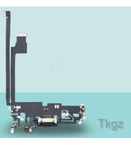 Apple İphone 12 PRO MAX Full Şarj Soketi Filmi FLEX (SİYAH)