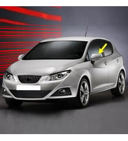 Seat İbiza 2009-2012 Sol Dış Dikiz Aynası Kapağı 6J0857537B