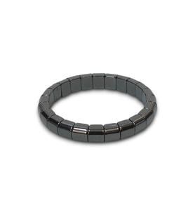 Unisex Kaliteli Hematit Bileklik 432-1 (Gri)