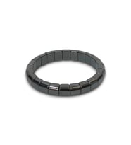 Unisex Kaliteli Hematit Bileklik 432-1 (Gri)