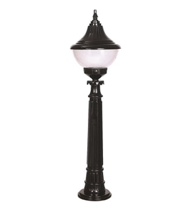 AVONNI BSU-68207-BSY-M1-B Siyah Boyalı Dış Mekan Aydınlatma E27 ABS Polikarbon Cam 27cm