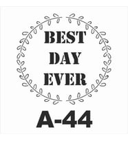 A-44 Artebella Stencil 20x20 Cm