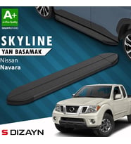 S-Dizayn Nissan Navara 2 Skyline Siyah Yan Basamak 203 Cm 2005-2015 A+ Kalite