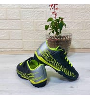 Kinetix Breton J Turf Siyah-NeonSarı Cırtlı Halı Saha Futbol Ayakkabısı (Siyah-Sarı)