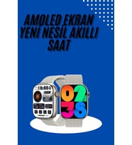 Akıllı Kol Saat Amoled Ekran Android Ve İos Uyumlu Arama Konuşma