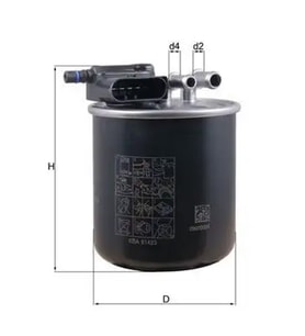 MAHLE KL949 Yakit Filtresi A6420904852 A6420906352