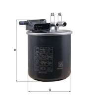 MAHLE KL949 Yakit Filtresi A6420904852 A6420906352