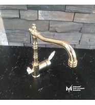 Sipahi Marble Altın Renk Arıtmalı Rustik Batarya