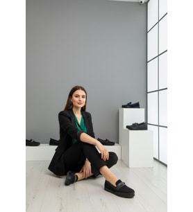 Papuç Sepeti 4942 Kadın Ortopedik Rahat Taban Babet Ayakkabı