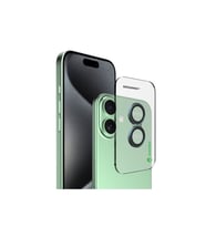 GREENMNKY Buddıes Iphone 16 / 16 Plus Uyumlu Kamera Lens Koruyucu (Green) (Yeşil)