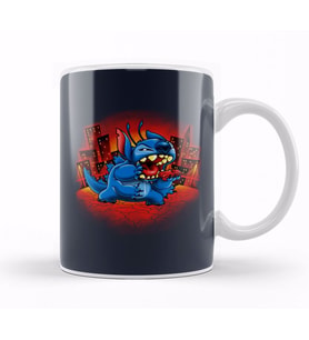 Lilo And Stitch Stitchzilla Kupa Bardak Porselen