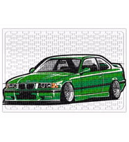 Bmw Stanced Out E36 Puzzle 240 Parça Yapboz