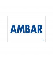 Mey İthalat® Amabar Uyarı Levhası 17,5X25 Kod:1652