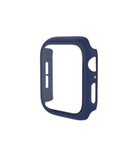 Newface Apple Watch 42mm Camlı Kasa Ekran Koruyucu - Mavi