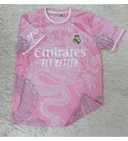 Pembe Kitty Real Madrid Dragon Jersey Forma-pembe -SM11