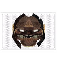 Dota 2 Pudge Face Puzzle 240 Parça Yapboz