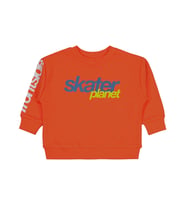 Civil Boys Skater Baskılı 2-5 Yaş Sweatshirt - Turuncu