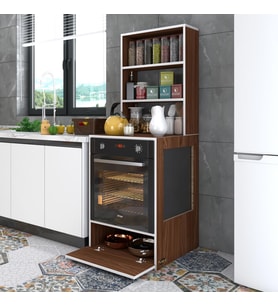 Kenzlife ankastre fırın dolabı hümeyra cvz 165*60*56 mutfak kapaklı