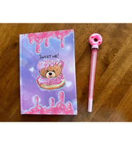 Sweet Donut Temalı Defter ve Jel Kalem Seti