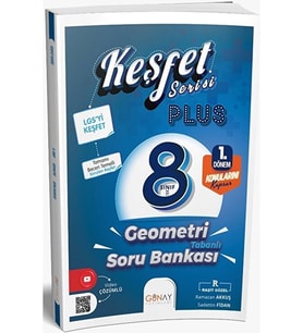 Günay Yayınları GÜNAY YAYINCILIK 8. SINIF KEŞFET PLUS GEOMETRİ 1. DÖNEM SORU BANKASI (GÜNCEL MÜFREDAT) (Çok Renkli)