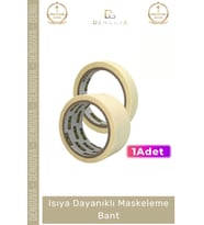 #KapıPencereBantı Hotmelt Isıya Dayanıklı Krep Kağıt Endüstriyel Maskeleme Güçlü Boya Badana Bandı -