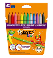BİC KİDS COULEUR KEÇELİ BOYA KALEMİ 12'Lİ - 9202937